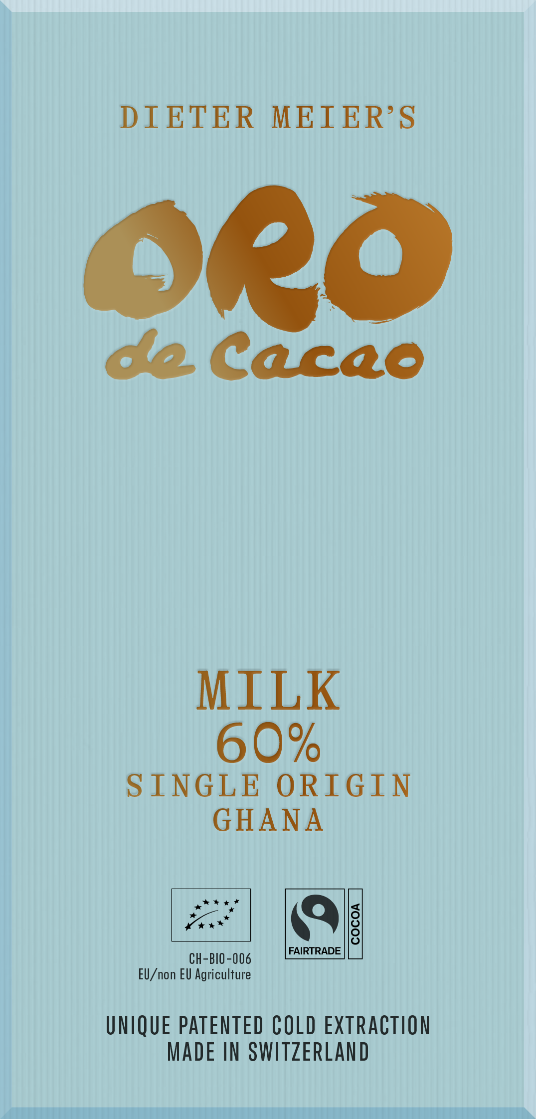 ORO DE CACAO - 60% Milchschokolade Ghana